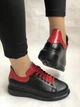 Кроссовки Evromoda 37 Черный-красный 2229 - изображение 2