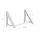 Вешалка настенная складная Fumei Hanger Compact 310x800 White - изображение 2