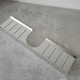 Полка для ванной из алюминия IwConcept BathRack Loft-50cm Notch (Серебряная) - изображение 2