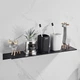Полка для ванной из алюминия IwConcept BathRack Flat-60cm (Черная) - изображение 2