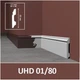 Плинтус под покраску дюрополимерный Solid UHD 01-80 12*80*2400 мм - изображение 1