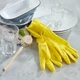 Натуральні гумові господарські рукавички Ecoliving, розмір S - зображення 3