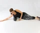 Массажный валик (роллер, ролик) Rollga HARD Foam Roller 460x150 мм Black Pro (США) - изображение 4