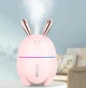Увлажнитель воздуха с подсветкой зайчик Humidifier, розовый - изображение 1
