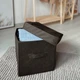Короб с крышкой 30х30х30см для хранения вещей HY-Kr-black (Черный) - изображение 1