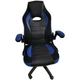 Кресло геймерское Avko Style AG71820 Black-Blue из эко кожи с механизмом качания TILT и MUL-T-Block с функцией блокировки сиденья - изображение 2