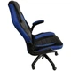 Кресло геймерское Avko Style AG71820 Black-Blue из эко кожи с механизмом качания TILT и MUL-T-Block с функцией блокировки сиденья - изображение 3