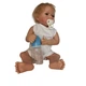 Кукла реборн NPK DOLL мальчик Лео силиконовая 46 см с одеждой, бутылкой и соской + подгузник - изображение 2