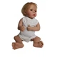 Кукла реборн NPK DOLL мальчик Лео силиконовая 46 см с одеждой, бутылкой и соской + подгузник - изображение 5