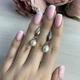 Серебряные серьги с натуральным жемчугом 6.5ct (2041290) - изображение 2