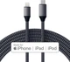Кабель синхронізації Satechi USB Type-C to Lightning 1.8 м Space Gray (ST-TCL18M) - зображення 2
