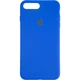 Чехол Fiji Silicone Case для Apple iPhone 8 Plus бампер накладка Full Soft Sapphire Blue - изображение 2