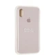Чехол Fiji Silicone Case для Apple iPhone XS бампер накладка Full Soft Lavende - зображення 4