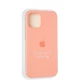 Чехол Fiji Silicone Case для Apple iPhone 12 mini бампер накладка Full Soft Begonia - зображення 4