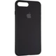 Чехол Fiji Silicone Case для Apple iPhone 8 Plus бампер накладка Full Soft Black - изображение 1