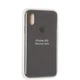 Чехол Fiji Silicone Case для Apple iPhone XS бампер накладка Full Soft Cocao - зображення 4
