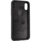 Чехол Fiji Silicone Case для Apple iPhone XS бампер накладка Full Soft Black - изображение 3