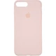 Чехол Fiji Silicone Case для Apple iPhone 8 Plus бампер накладка Full Soft Pink Sand - зображення 2