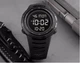 Мужские наручные часы Skmei 1632 Черные с черным циферблатом - изображение 3