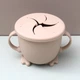 Кружка силіконова дитяча для годування Beige - зображення 1