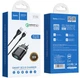 Зарядний пристрій Hoco C12Q 18W (Smart QC3.0) порт USB + кабель USB-microUSB Black (21092) - зображення 5