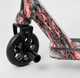 Самокат трюковий Best Scooter Active Sport BS-77488 HIC-система, пеги, алюмінієвий диск та дека з принтом, колеса PU 110мм Чорно-червоний - зображення 5