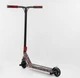 Самокат трюковий Best Scooter Active Sport BS-77488 HIC-система, пеги, алюмінієвий диск та дека з принтом, колеса PU 110мм Чорно-червоний - зображення 7
