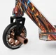 Самокат трюковий Best Scooter Active Sport BS-77350 HIC-система, пеги, алюмінієвий диск та дека з принтом, колеса PU 110мм Чорно-жовтогарячий - зображення 6