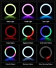 Кольцевая LED лампа для селфи ALLS MJ26 RGB 26 см - изображение 4