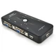KVM Світч 4-портовий VEGGIEG K401, перемикач USB, VGA сигналу - зображення 1