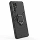 Чехол с подставкой Deexe Hybrid Case для Huawei P30 Pro - Black - изображение 3