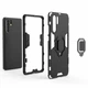 Чехол с подставкой Deexe Hybrid Case для Huawei P30 Pro - Black - изображение 6