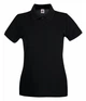 Женская тенниска поло Fruit of the Loom M Черный (D063030036M) - изображение 1