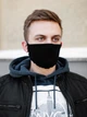 Захисна маска на обличчя 10 шт тканинна багаторазова PROTECTION_02 чорна - зображення 2