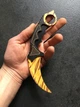 Нож Керамбит Тигровый клык Деревянный, Karambit Tiger Tooth, Cs go - изображение 4