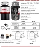 Подрібнювач харчових відходів TEKA TR 750 - зображення 5