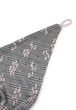 Шарф "Эдинбург" большой MyScarf теплый серый с розовым принтом - изображение 3