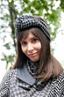 Тюрбан MyScarf теплый универсальный серая клетка - изображение 1