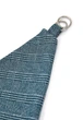 Шарф "Едінбург" великий MyScarf тепла сіро-блакитна клітина, застібка-кільця - зображення 4
