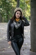 Шарф великий "Едінбург" теплий MyScarf універсальний сірий у клітку з жовтою підкладкою та гудзиком - зображення 3