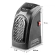 Обогреватель электрический тепловентилятор портативный Rovus Handy Heater 400W Black - изображение 5