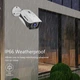 WiFi камера видеонаблюдения KKmoon AHD-CAM-1008, 4-в-1 гибридная CVI/TVI/AHD/CVBS, наружная/внутренняя, инфракрасная камера ночного видения, водонепроницаемая - изображение 3