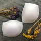 Чашки-вкладыши для купальника с очень большим пуш ап Балконет 3D с ушком Po Fanu белые 75 (60E-65D-70С-75В-80А) BALKONETU-W-75 - изображение 3