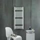 Полотенцесушитель електричний Zehnder Aura 906х500мм, 500 Вт, білий (PBEZ-090-50-MQ) - зображення 2