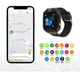 Дитячі смарт-годинник AmiGo GO007 Flexi GPS Black; 1.44 "(240х240) IPS сенсорний / RDA8955 / ОЗУ 32 МБ / 512 МБ вбудованої / камера 2 Мп / Bluetooth 4.0 / 2G, GPS, LBS / 400 мАг / 230 х 40 х 50 х 15 мм, 45 г / чорний - зображення 7