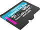Карта памяти Kingston MicroSDXC 128GB Canvas Go! Plus Class 10 UHS-I U3 V30 A2 (SDCG3/128GBSP) - изображение 4