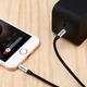 Кабель Baseus Yiven Audio Cable M30 1M Silver+Black (CAM30-BS1) - изображение 2