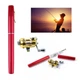 Вудка FishPen складная з котушкою і волосінню телескопічна Fishing rod in pen case Red - зображення 1