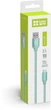 Кабель ColorWay USB – microUSB 2.1A 1 м Mint (CW-CBUM002-MT) - изображение 3