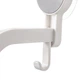 Двойной держатель для полотенец с крючками J&S Home JS185016 White (простой монтаж) - изображение 4